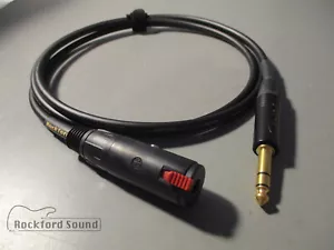 Canare L-2T2S | Gold Male TRS to Female TRS Headphone Extension Cable - Picture 1 of 3