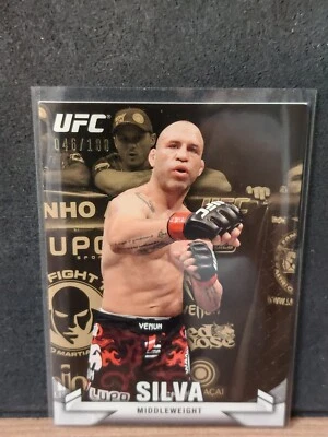 Wanderlei Silva #4 2013 Topps UFC Knockout Gold #046/188 - Image 1 of 2