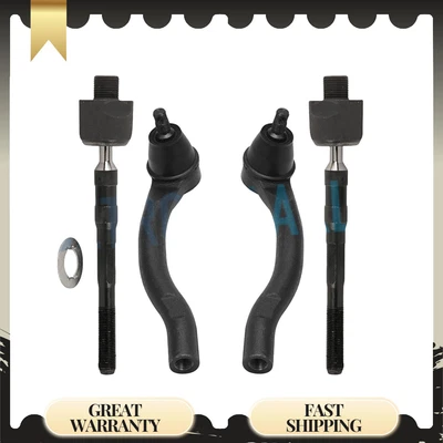 Front Inner & Outer Tie Rods for 2009 2010 2011 2012 2013 2014 2015 Honda Pilot - Image 1 of 4