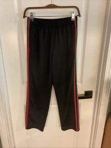 Tek Gear - Drawstring Elastic Waist Athletic Pants - Black - Boys Sz  L 14/16 - Picture 1 of 11