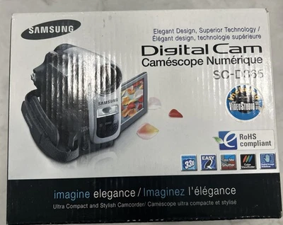 SAMSUNG SC-D365 Digital Camcorder-30X Optical Zoom- MINI DV-SD Recording - Image 1 of 4