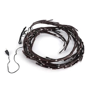 144 LED-Baumzweig-Rattan-Lichter, Weidenreben-Lichter, Warmweiß, 8-Funktion8830 - Bild 1 von 21