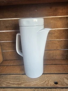 Vtg Mid Century 60s LaGardo Tackett Schmid Forma Porcelain Tea Pot Architectural - Picture 1 of 7