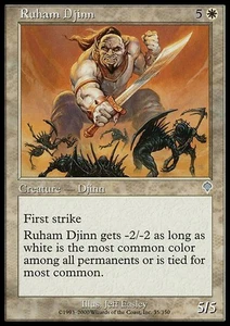 Ruham Djinn - Invasion #35/350 MTG Magic The Gathering - Picture 1 of 1