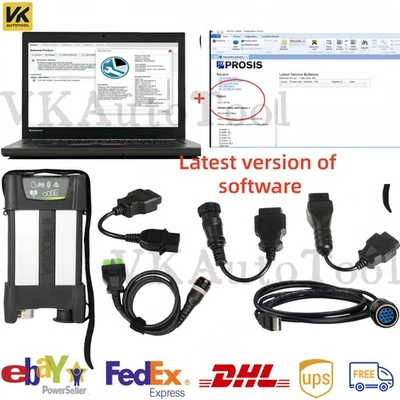 Adaptador de herramienta de diagnóstico excavadora con computadora portátil PROSIS para Vo-lvo VOCOM II 8889400 Foto 1 de 4