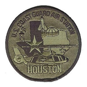 Air Station Houston Texas subdued green W5193 USCG Coast Guard patch - Picture 1 of 1