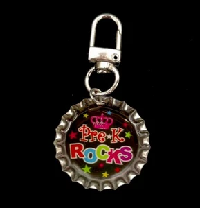 Pre-K  / Back To School / Backpack Charm / Zipper Pull / Kids / Class / School - Picture 1 of 1
