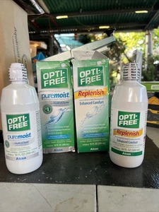 Opti-Free Puremoist & Replenish 10 oz soluzione a contatto confezione da 2 (1 custodia per lenti) - Foto 1 di 2
