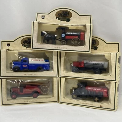 Chevron Commemorative Model Die Cast Metal Cars Trucks Vintage England Lot Of 6 - Image 1 of 4