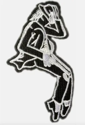 MICHAEL JACKSON - MUSIC DANCE MOVES - 4" Embroidered Iron-On Patch