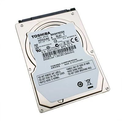 NEW HDD TOSHIBA MK6476GSX 640GB SATA 2.5" Laptop Hard Drive - Image 1 of 2