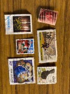 6 used stamps mixed, $1.10 only, good for collection, discount shipping! - Picture 1 of 1