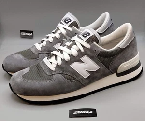 New Balance 990v1 Made in USA Grey Sneakers Men Size 13 M990GR1 - Picture 1 of 8