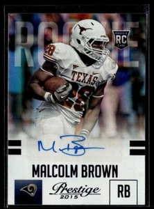 2015 PRESTIGE ROOKIE AUTO MALCOLM BROWN RAMS - Picture 1 of 1