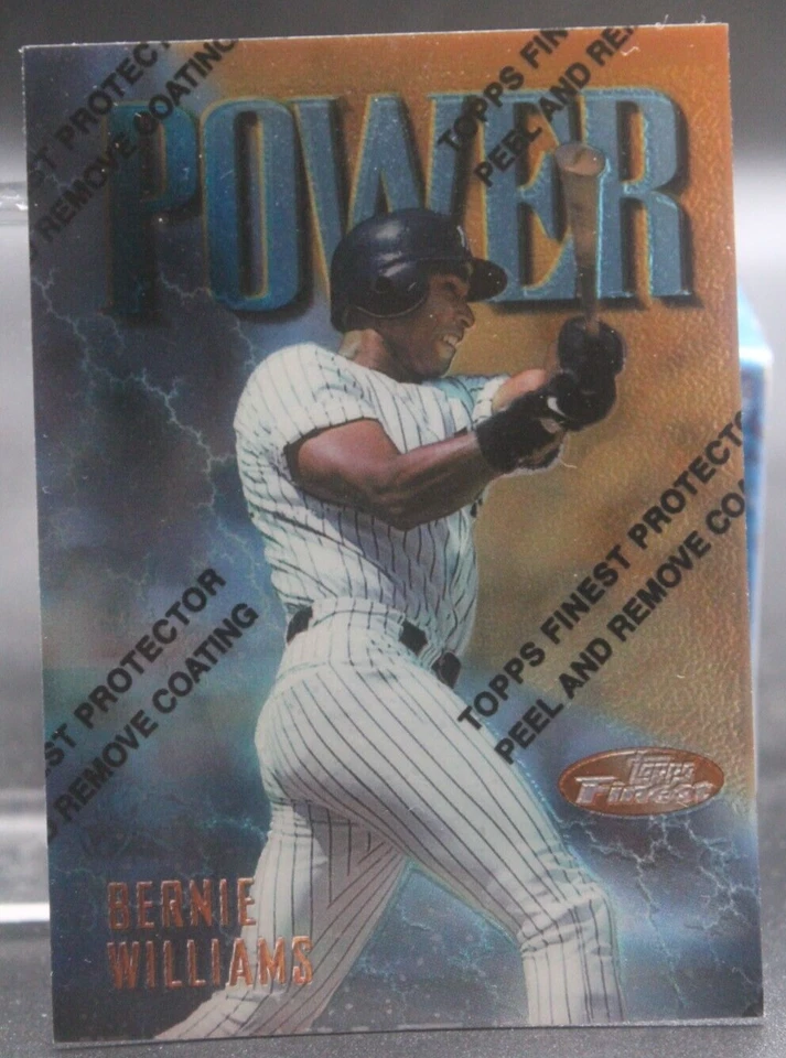 1997 Topps Finest - Common - Bronze #45 Bernie Williams (Yankees) - Image 1 of 1