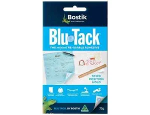 BOSTIK Colour Blu Tack 75g Mold Stick Play Multi Purpose Reusable Adhesive - Picture 1 of 4