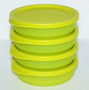 Tupperware Basic helle kleine runde Schüsseln - 3/4 Tassen 4er Set - NEU! Margarita - Bild 1 von 4