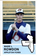 1982 Appleton Foxes Fritsch #5 Wade L Rowdon Riverhead Long Island New York Card