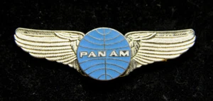 PAN AM COMMEMORATIVE WING PIN UP PAN AMERICAN AIRLINE PILOT CREW TIE TAC GIFT WO - Picture 1 of 24