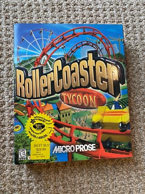RollerCoaster Tycoon (PC, 1999)  Rare Game - Image 1 of 4