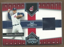 2005 Donruss Champions Impressions Material Baseball Card #41 Russell Branyan