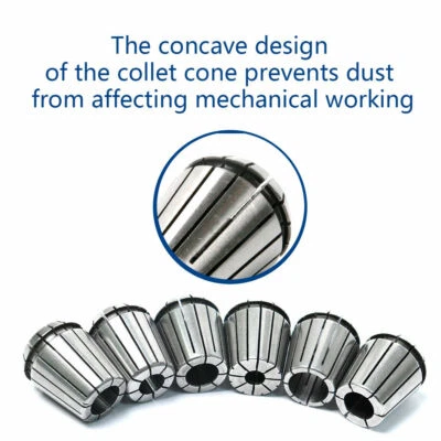 3pcs CNC ER-32 Precision Chuck Collets Spindle Collet Set Milling Lathe Tool - Image 1 of 4