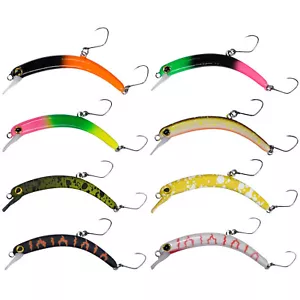 Balzer Trout Attack Peachy 5,7cm 3,3g Sinking UV Forellen Bananen Wobbler - Bild 1 von 17