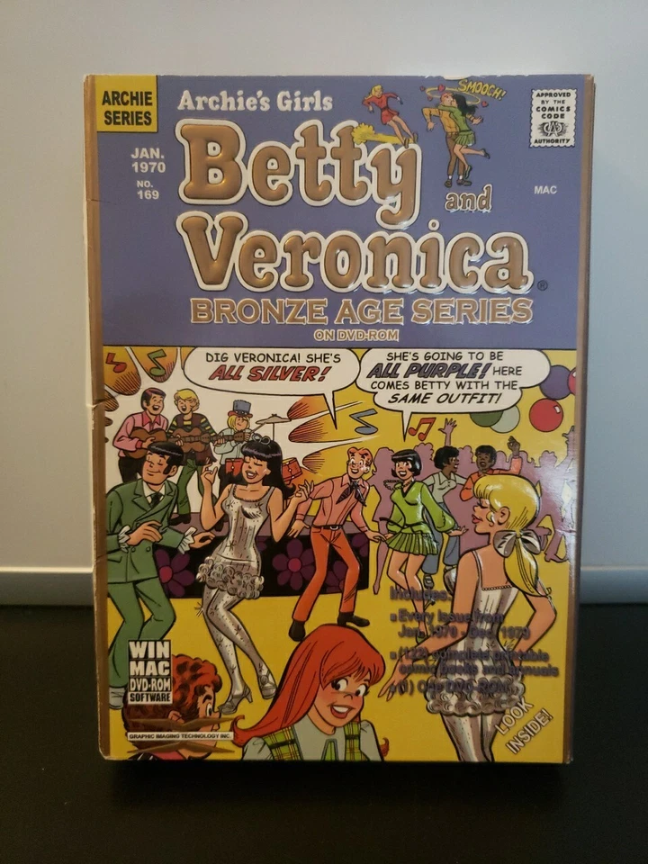 Cómics completos de Betty and Veronica: serie de la Edad de Bronce (Win/Mac) en DVD-ROM leer Foto 1 de 4