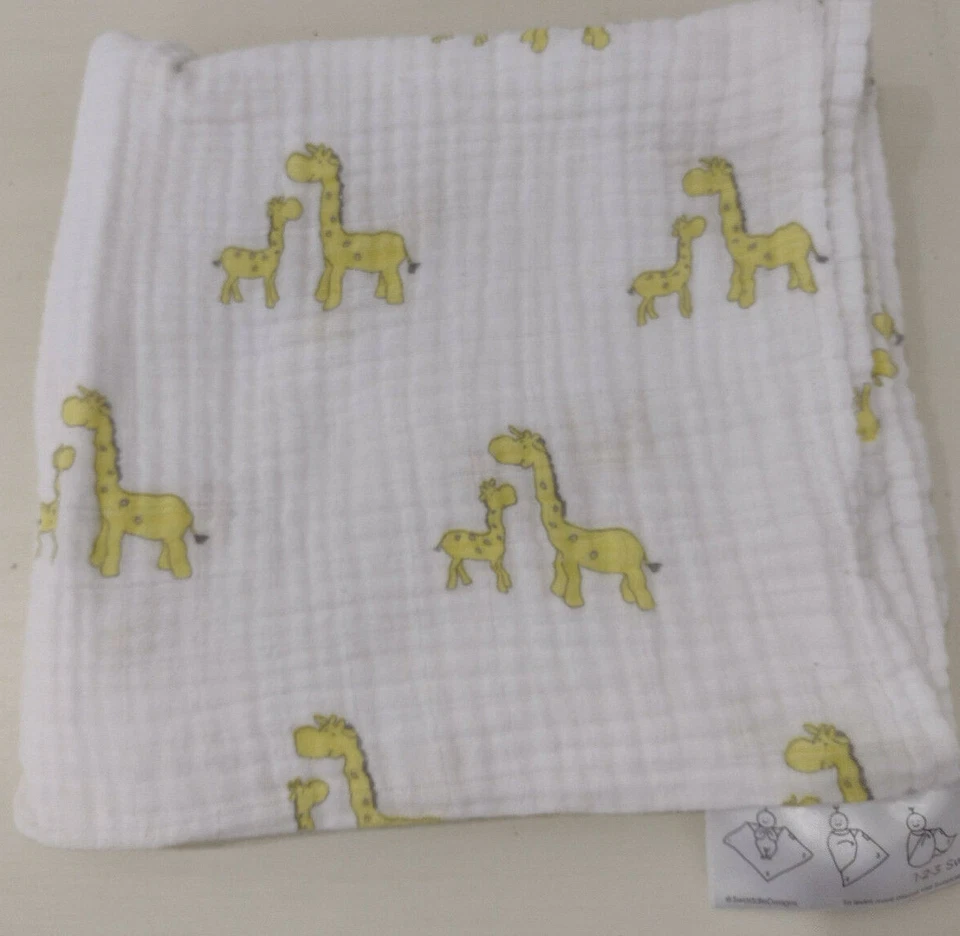 Manta de cuna de recepción para bebé jirafa diseño de envoltura Lovey  Foto 1 de 4