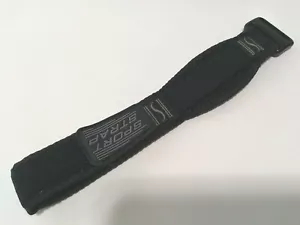 Medium/Large Black 16-20mm Black Nylon Watch Band Fits Ironman Triathlon 30 Lap - Picture 1 of 7