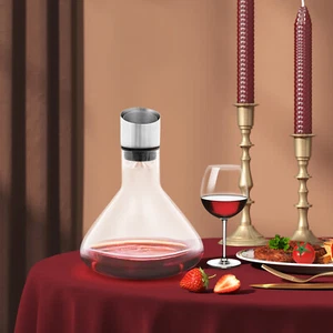 Red Wine Carafe Decanter with Aerator Filter Crystal for Bars 50.73 oz/ 1500ml - Picture 1 of 13