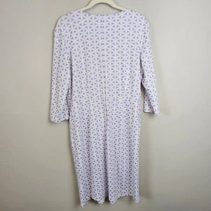 J.Mclaughlin Kleid Gr. XL Damen weiß geometrisches Muster Catalina Stoff - Bild 1 von 13