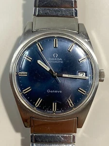 Vintage OMEGA Geneve 166.041 Cal 565 Automatic Men's Watch, Doesn't Run (SL-#40) - Foto 1 di 11