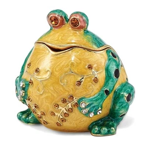 Bejeweled BUBBA Croaking Bullfrog Schmuckschatulle - Bild 1 von 6