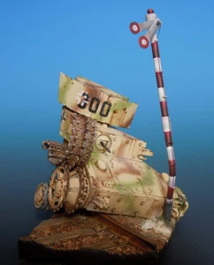 Unpainted 1/35 Resin Model Scene, Flagpole base 60MM*60MM#2981G - Picture 1 of 1