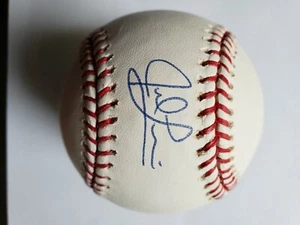 JED LOWRIE SIGNED OFFICIAL BASEBALL MLB AUTHENTIC A'S RED SOX METS ASTROS - Picture 1 of 3