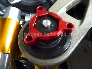Gabel Vorspannung Regler 17MM Rot Aprilia RSV1000 Mille Factory R 17MM Neu R1B9 - Bild 1 von 1