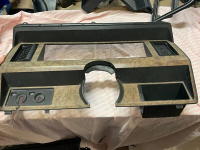 1980-1986 80-86 Ford Truck Bronco tablero cuadro de instrumentos bisel grano de madera aire acondicionado Foto 1 de 4