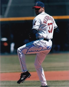JAKE WESTBROOK CLEVELAND INDIANS ACTION SIGNED 8x10 - Picture 1 of 1