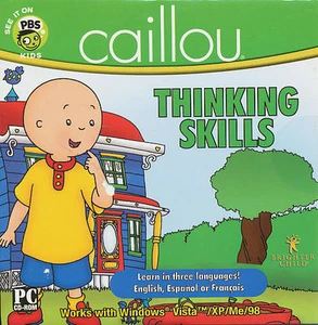 Caillou THINKING SKILLS Kinder pädagogisch für Windows CDrom PC-Spiel - NEU - Bild 1 von 3