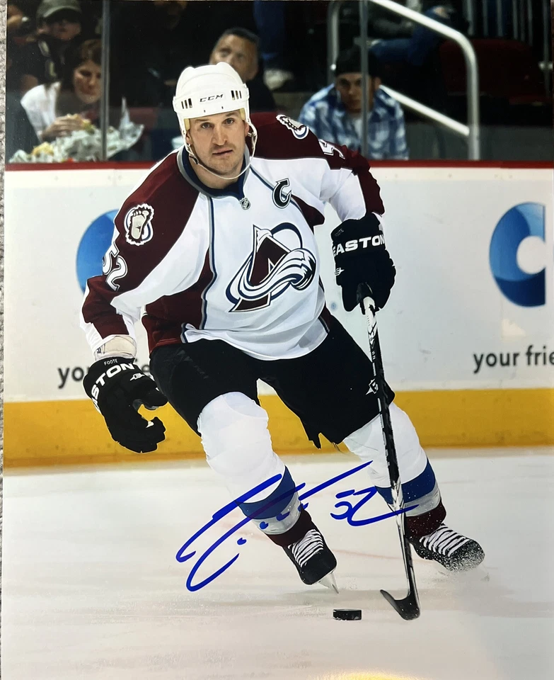 Foto firmada autografiada por Adam Foote Colorado Avalanche 8X10 Foto 1 de 1