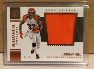 Jeremy Hill 2016 Panini Encased Substantial Swatches Jersey #1/25 1st One! RARE - Picture 1 of 1