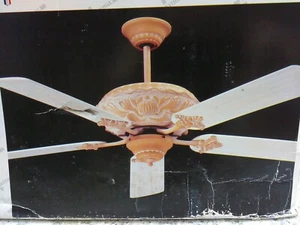 National industries 52" ceiling Fan Orchard 66002 TEXTURED WHITE,3REV.SPEED(LUB - Picture 1 of 12