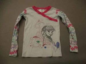 Hanna Andersson Disney Size 5 Girl Multicolor 100% Organic Cotton Pajama Top 227 - Picture 1 of 5
