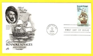 2093 Roanoke Voyages, ArtCraft Cachet, ottimo colore, senza indirizzo, OF - Foto 1 di 3