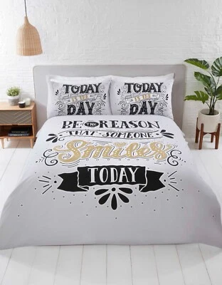 SINGLE BED SIZE - TODAY IS THE DAY Duvet Cover Set - Image 1 of 3