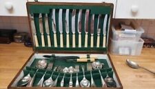Vintage Canteen Of Sheffield Silver Plated Cutlery. G.Butler & Co. Circa 1930.