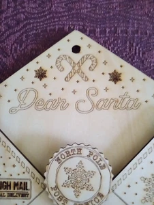 laser cut chrismas envelope ornament - Picture 1 of 9