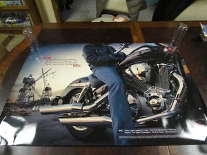 2002 Honda motorcycle VTX dealer poster 40x27 - Foto 1 di 2