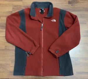 The North Face Youth X Large Red Black Denali Fleece Jacket Full Zip Pockets XL - Picture 1 of 10